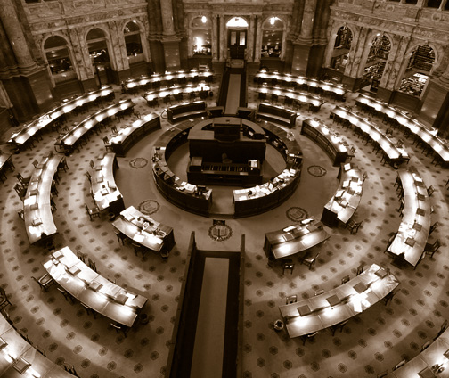 Die Library of Congress - einer der größten "traditionellen" Wissensspeicher weltweit.